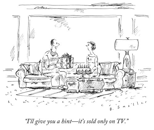 "I'll give you a hint - it's sold only on TV."