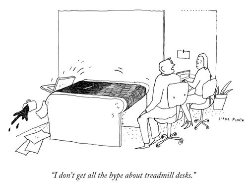 "I don't get all the hype about treadmill desks."