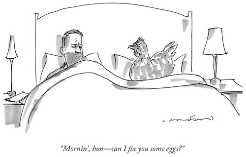 "Mornin', hon—can I fix you some eggs?"