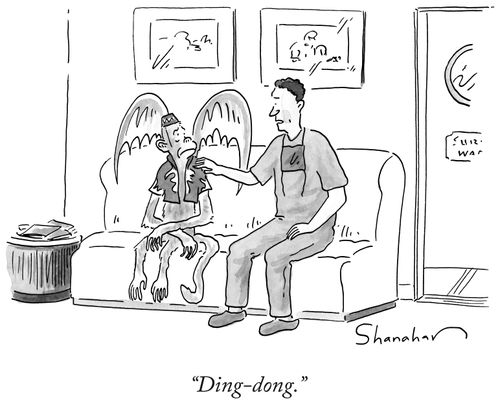 "Ding-dong."