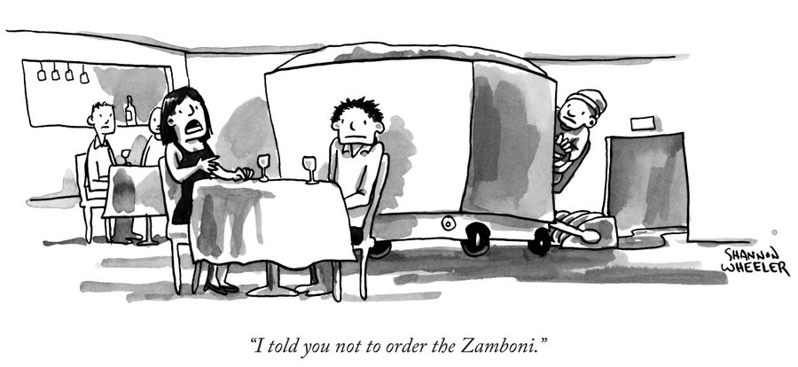 "I told you not to order the Zamboni."
