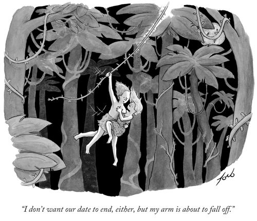 "I don't want our date to end, either, but my arm is about to fall off."