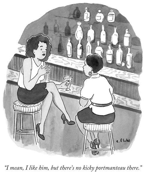"I mean, I like him, but there's no kicky portmanteau there."
