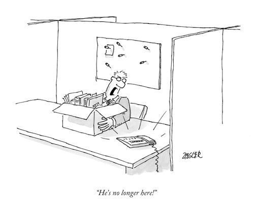 "He's no longer here!"