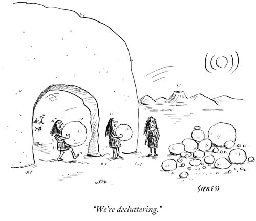 "We're decluttering."