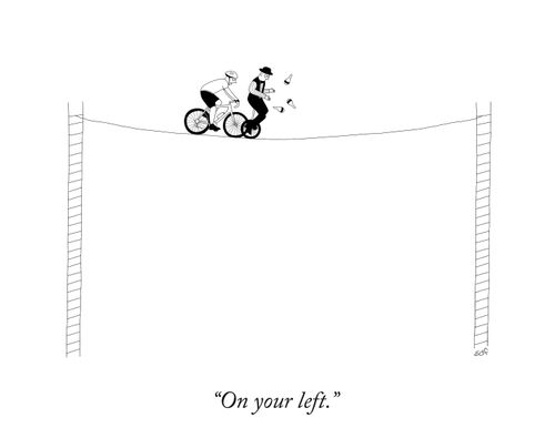 "On your left."