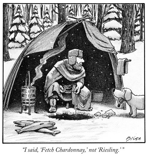 "I said, 'Fetch Chardonnay,' not 'Riesling.'"