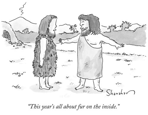 "This year's all about fur on the inside."