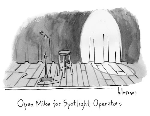 Open Mike for the spotlight operators
