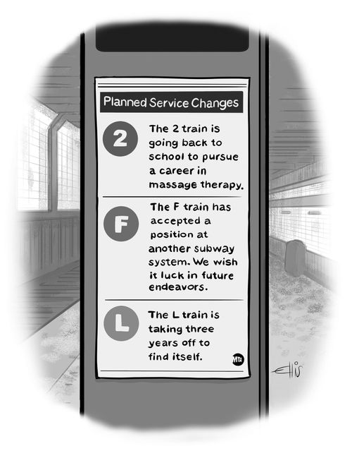 Planned service changes