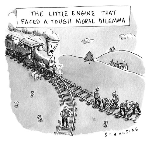 The Little Engine that Faced a Tough Moral Dilemma.