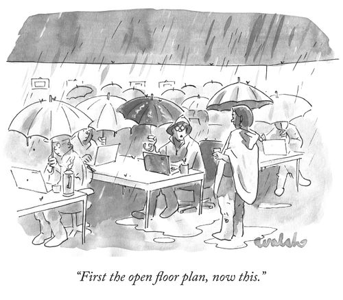 "First the open floor plan, now this."