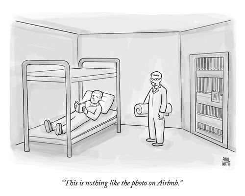 "This is nothing like the photo on Airbnb."