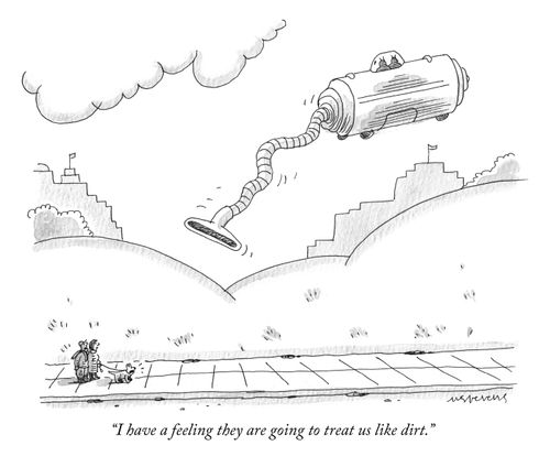 "I have a feeling they are going to treat us like dirt."