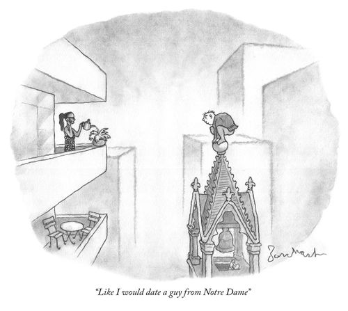 "Like I could date a guy from Notre Dame."