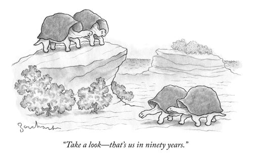 "Take a look - that's us in ninety years."