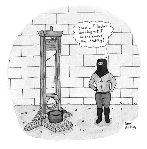 "Should I bother working out if no one knows my identity?"