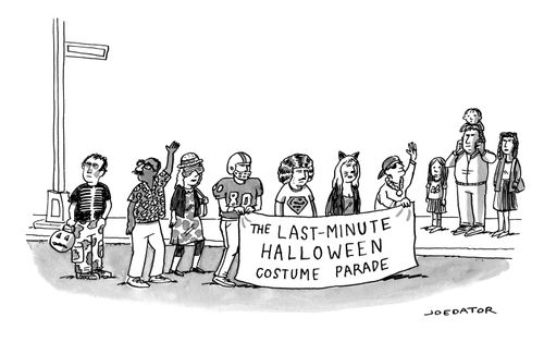 The Last-Minute Halloween Costume Parade