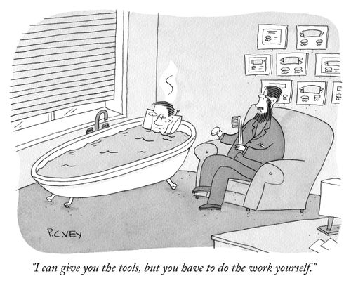 "I can give you the tools, but you have to do the work yourself."