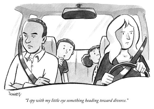"I spy with my little eye something heading toward divorce."