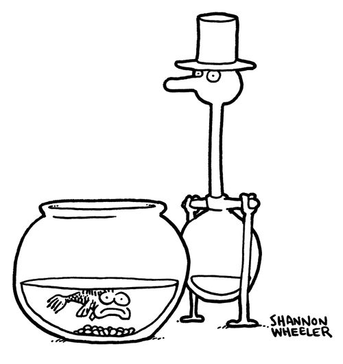 Drinking Bird and Fishbowl
