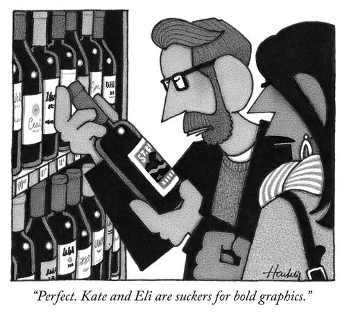 "Perfect. Kate and Eli are suckers for bold graphics."
