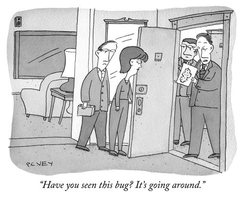 "Have you seen this bug? It's going around."