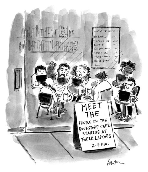 Meet The People in the Bookstore Café Staring at Their Laptops 2-4 p.m.