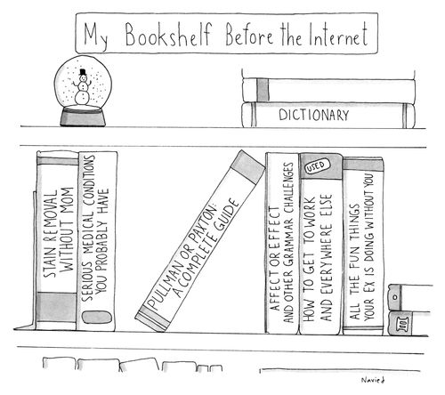 My Bookshelf Before the Internet