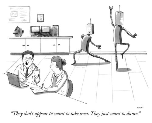 "They don't appear to want to take over. They just want to dance."