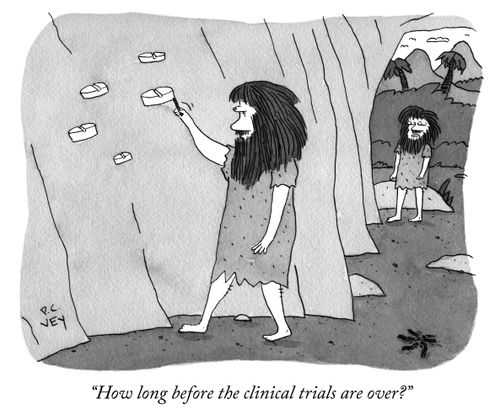 "How long before the clinical trials are over?"