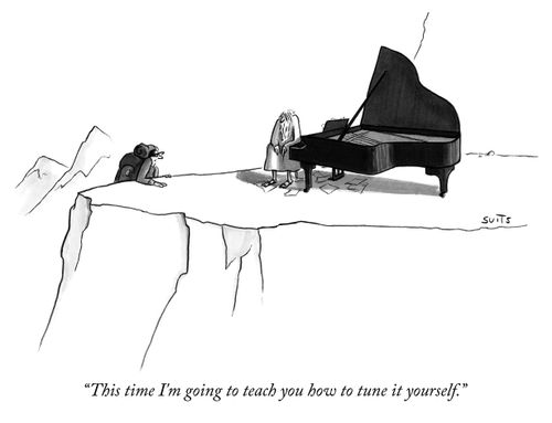 "This time I'm going to teach you how to tune it yourself."