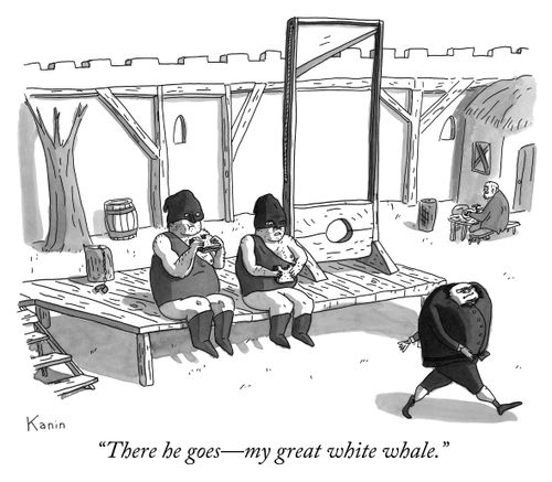 "There he goes – my great white whale."