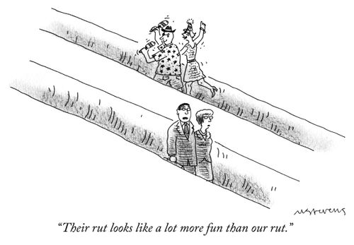 "Their rut looks like a lot more fun than our rut."