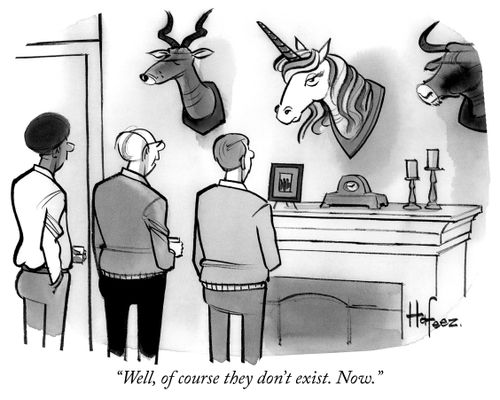 "Well, of course they don't exist. Now."