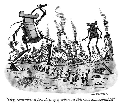 "Hey, remember a few days ago, when all this was unacceptable?"