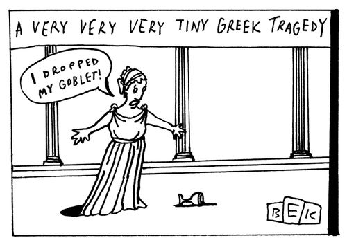 "I dropped my goblet!"