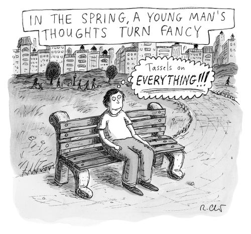 In The Spring, A Young Man's Thoughts Turn Fancy