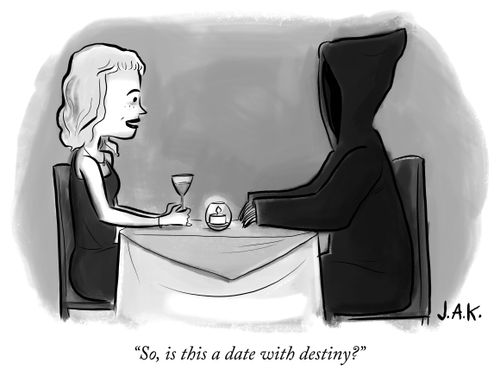"So, is this a date with destiny?"