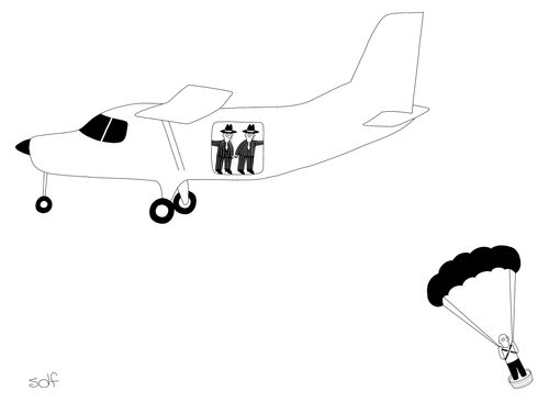 Parachuting with Concrete Shoes