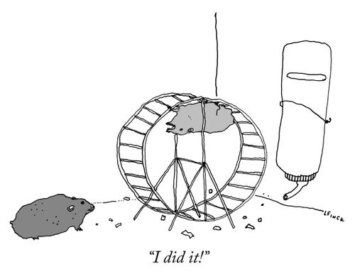 "I did it!"