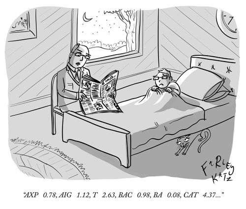 "AXP 0.78, AIG 1.12, T 2.63. . ."