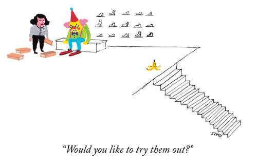 "Would you like to try them out?"