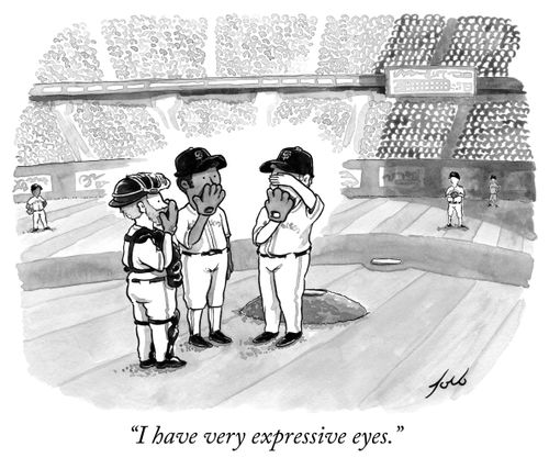 "I have very expressive eyes."