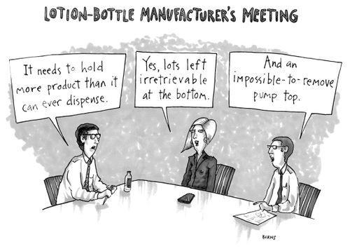 Lotion-bottle manufacturer's meeting