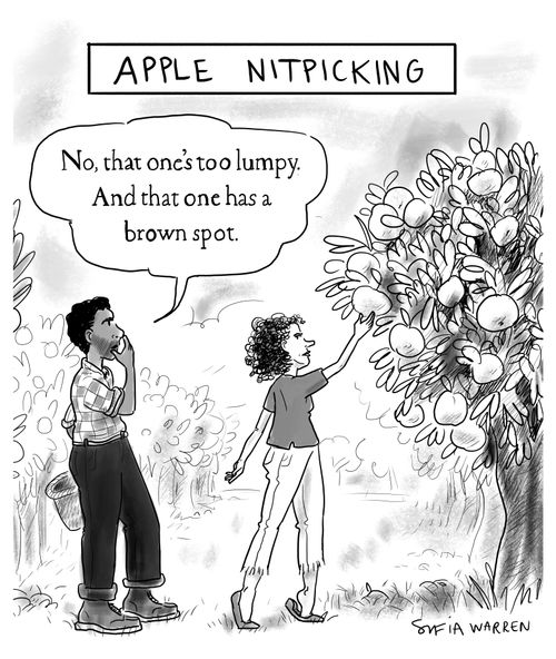 Apple nitpicking
