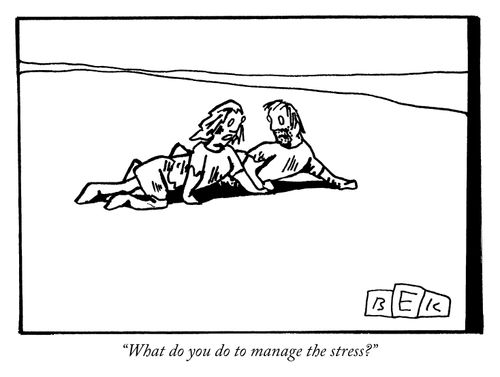 "What do you do to manage the stress?"