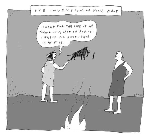 "I can't for the life of me think of a caption for it. I guess I'll just leave it as it is."