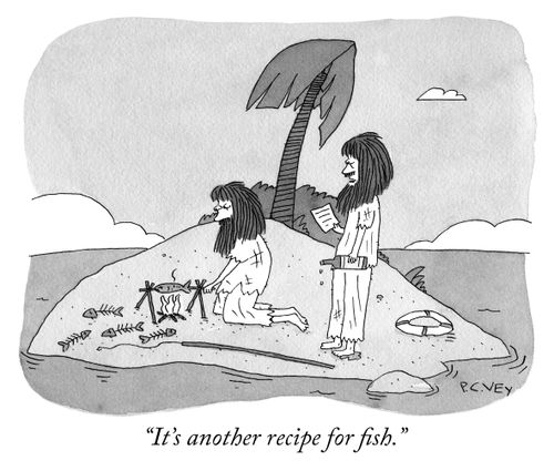 "It's another recipe for fish."