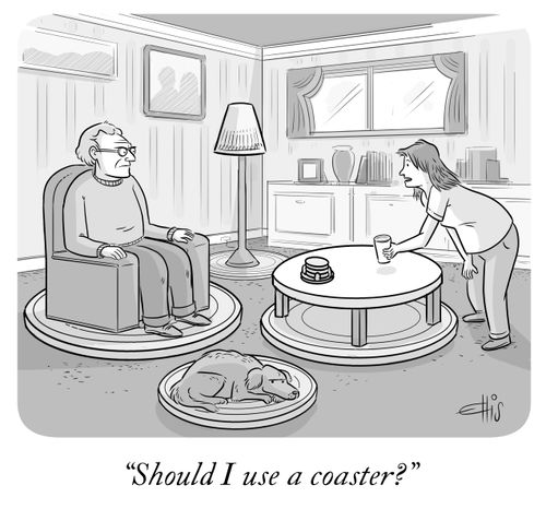 "Should I use a coaster?"